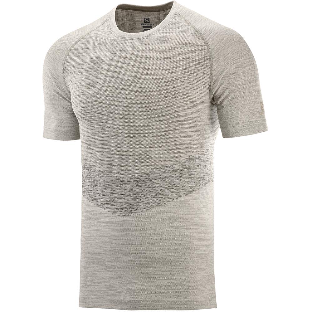 Salomon T-Shirts Herre Hvide - ALLROAD SEAMLESS SS M (RXKVU-7129)